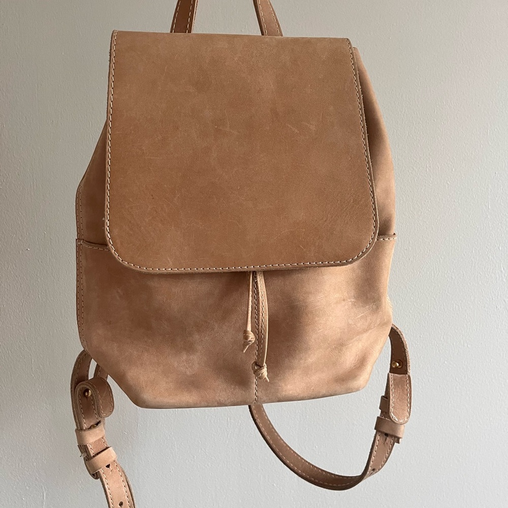 Parker Clay Abby Leather Backpack